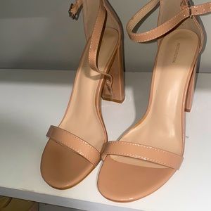 Nude Pretty little thing high heels! New! Never worn!!!